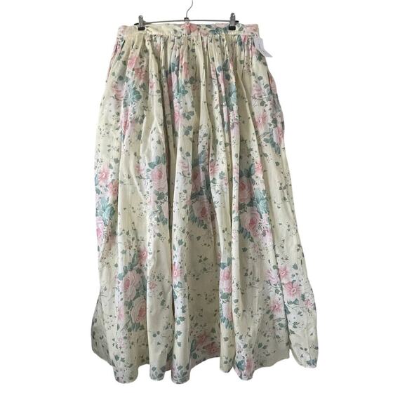 NWT Selkie The Fantasy Ballroom Skirt Long Floral Cottage Core Coquette Silk 1X - Picture 5 of 10